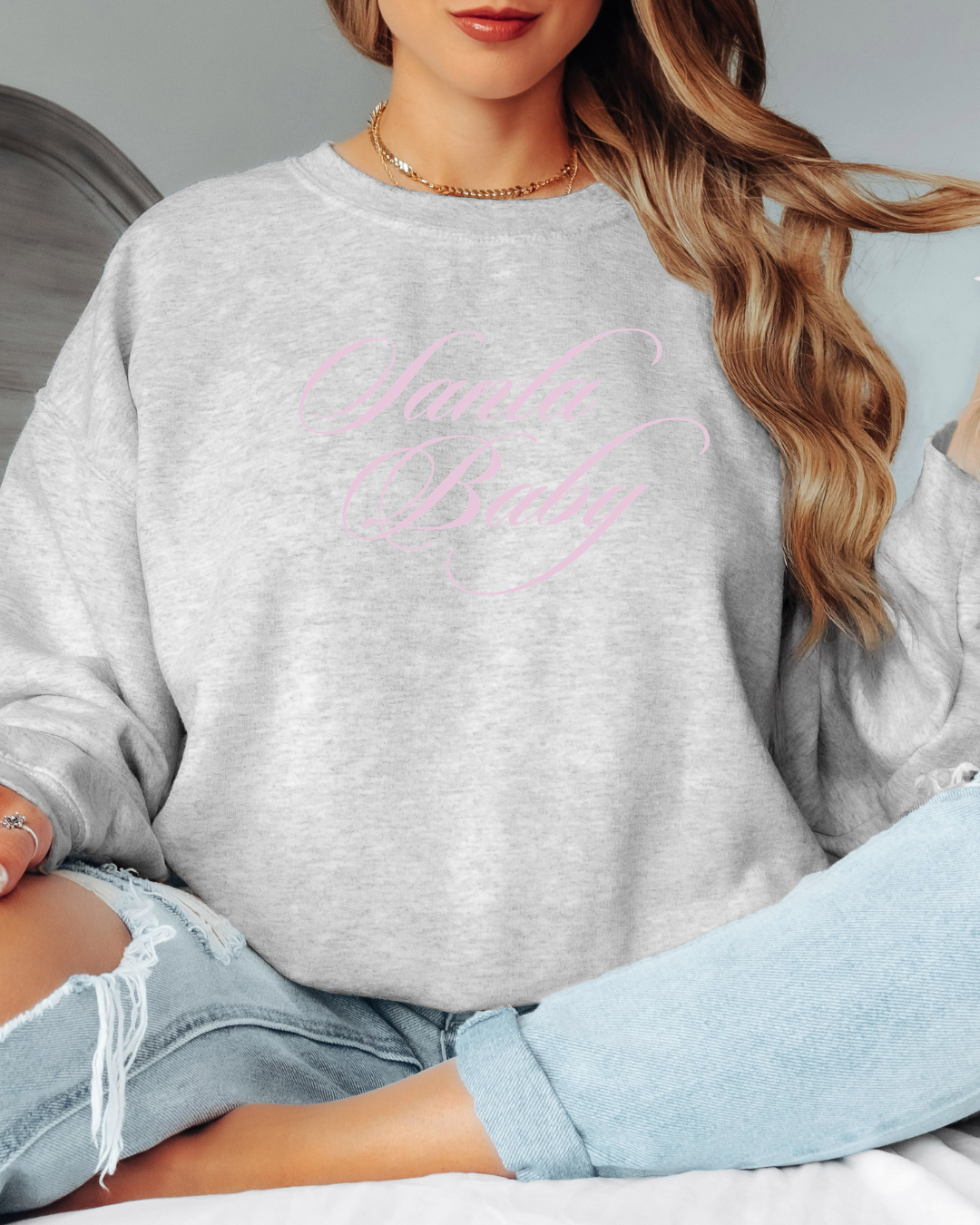 Santa Baby Tee or Crew Sweatshirt