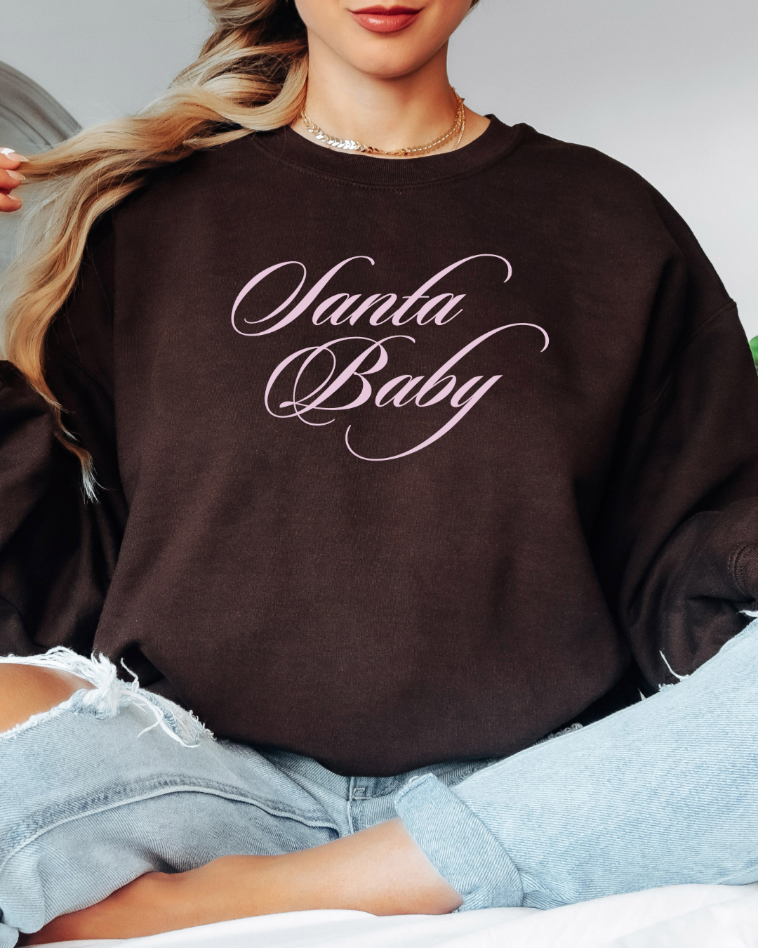 Santa Baby Tee or Crew Sweatshirt