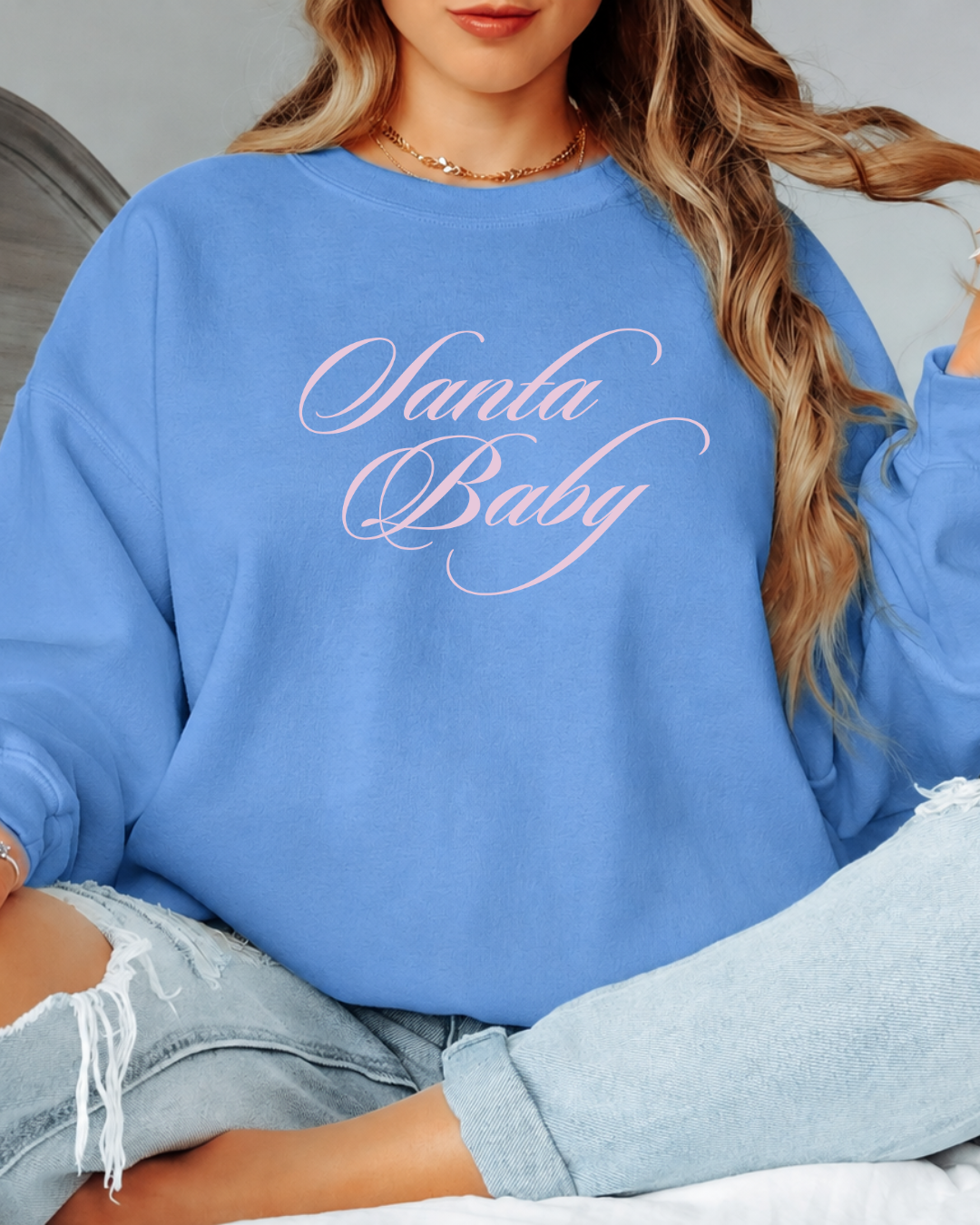 Santa Baby Tee or Crew Sweatshirt
