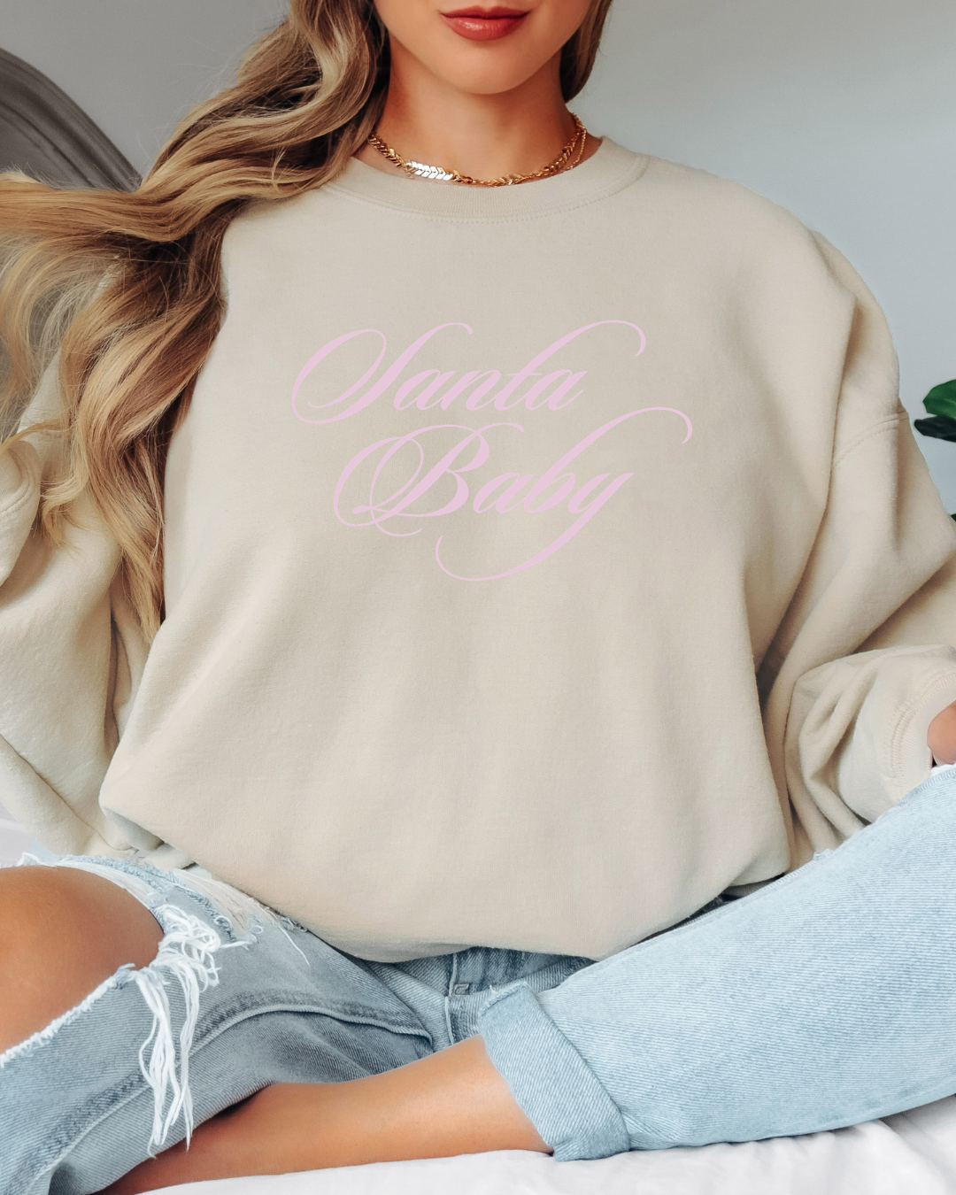 Santa Baby Tee or Crew Sweatshirt