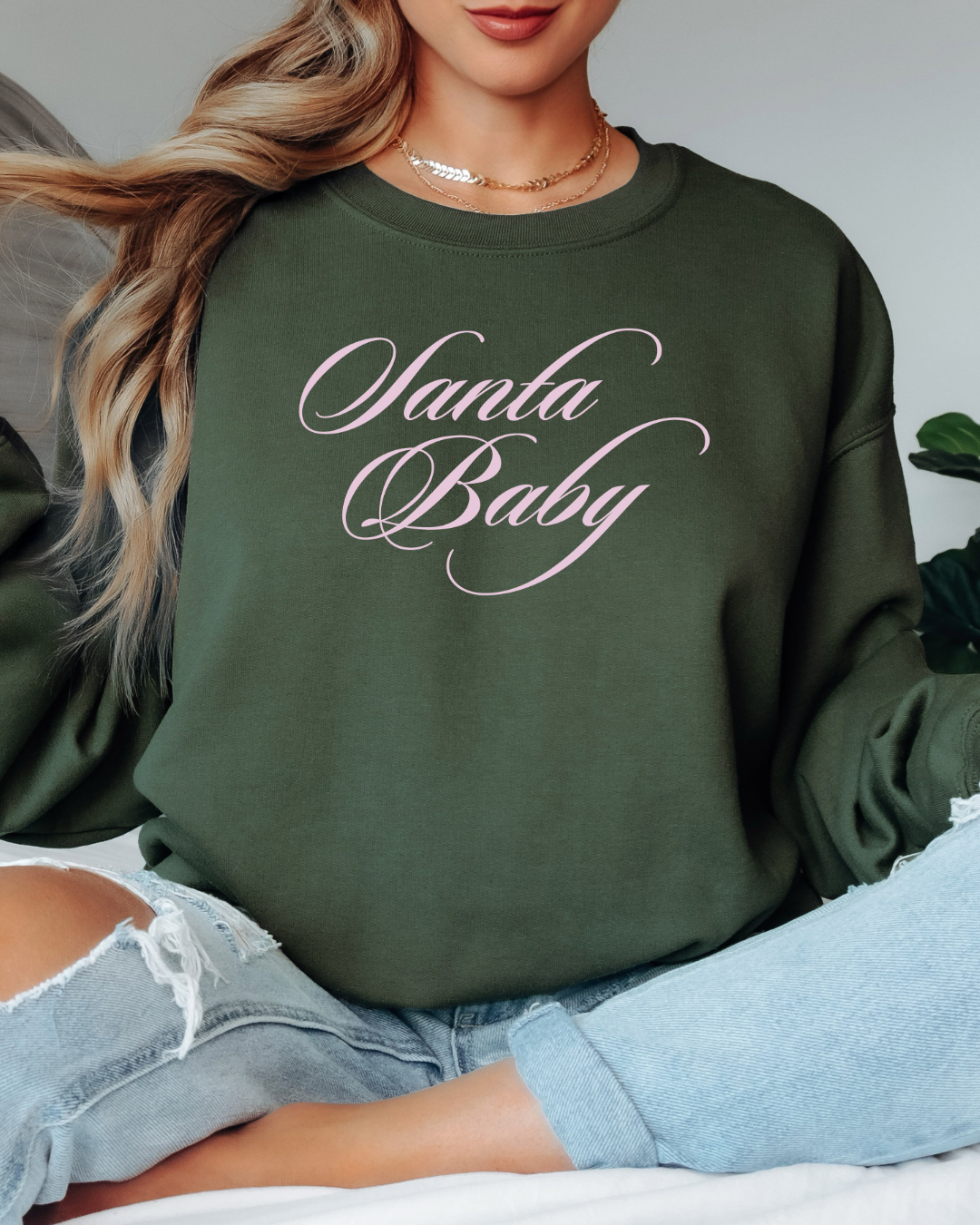 Santa Baby Tee or Crew Sweatshirt