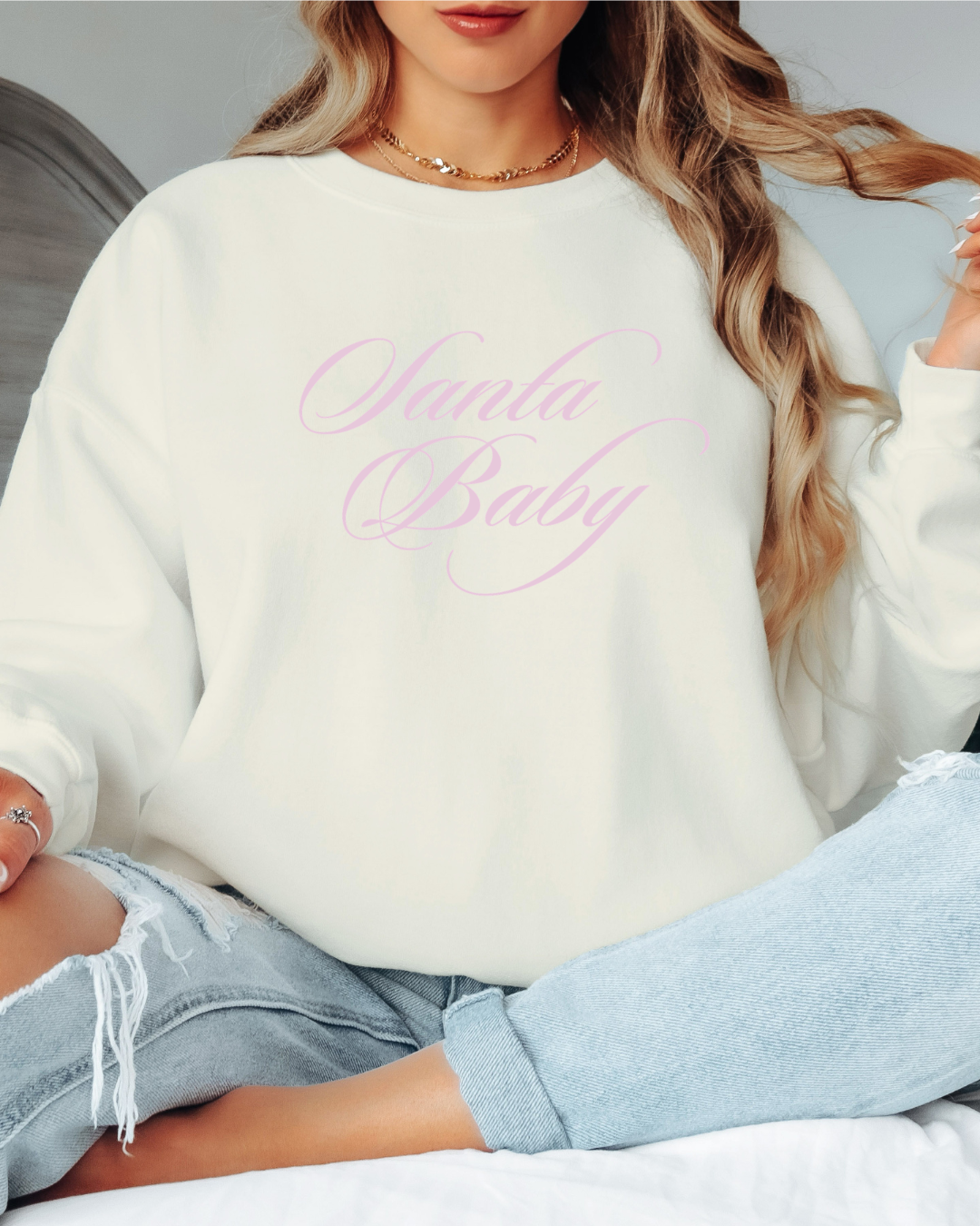 Santa Baby Tee or Crew Sweatshirt