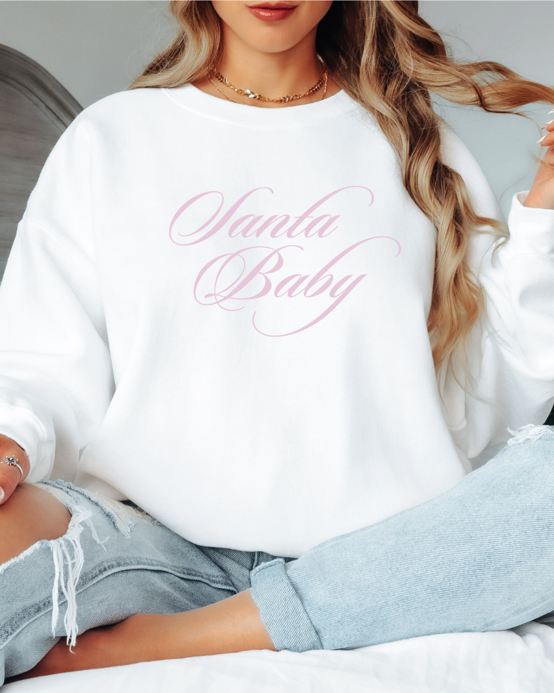 Santa Baby Tee or Crew Sweatshirt