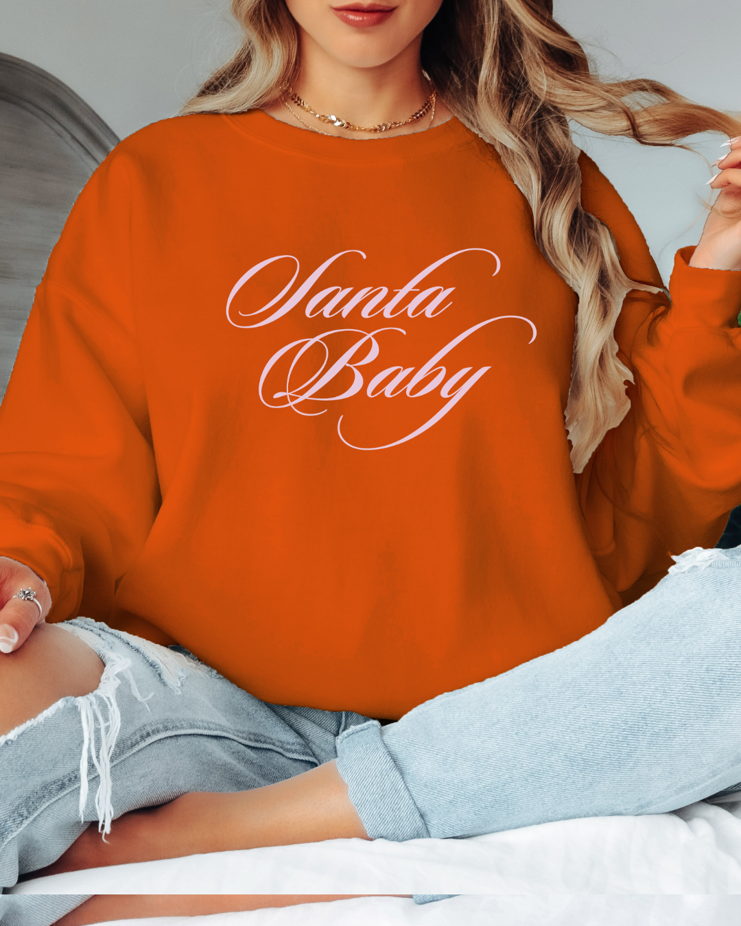 Santa Baby Tee or Crew Sweatshirt