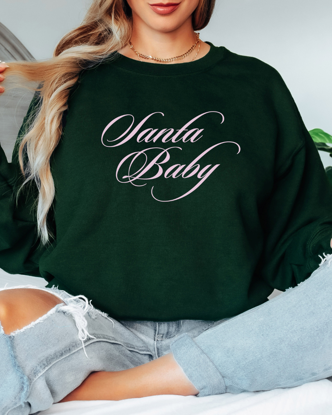 Santa Baby Tee or Crew Sweatshirt