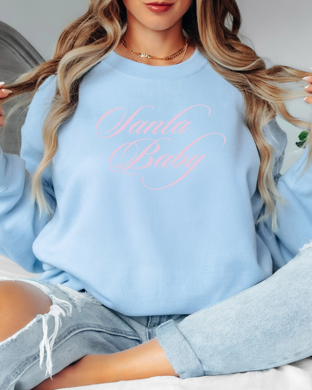 Santa Baby Tee or Crew Sweatshirt