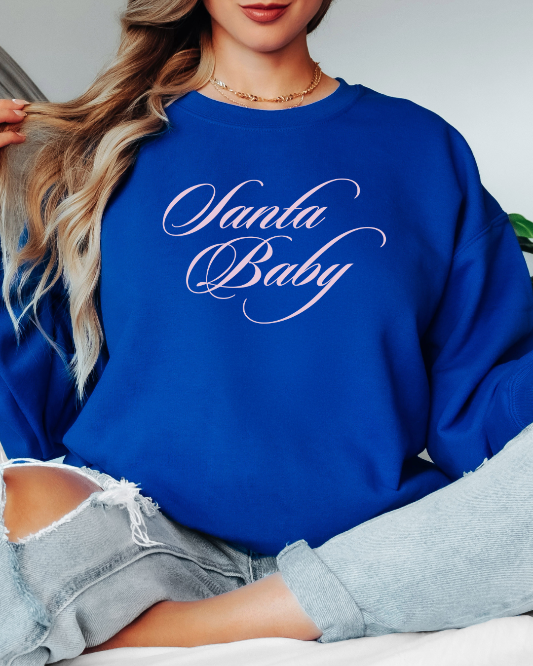 Santa Baby Tee or Crew Sweatshirt