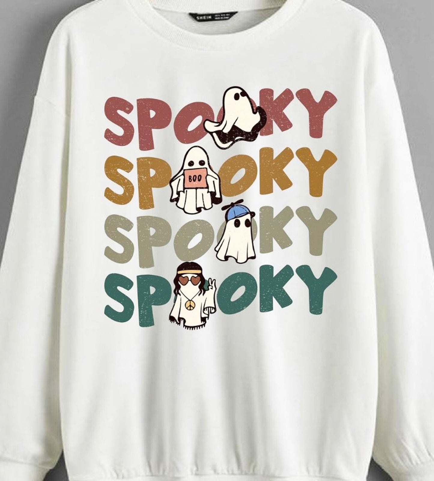 Spooky Spooky Spooky Spooky Crew Sweatshirt