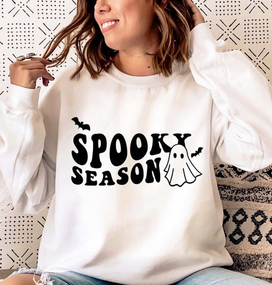 Spooky Season Ghost Crew Sweatshirt