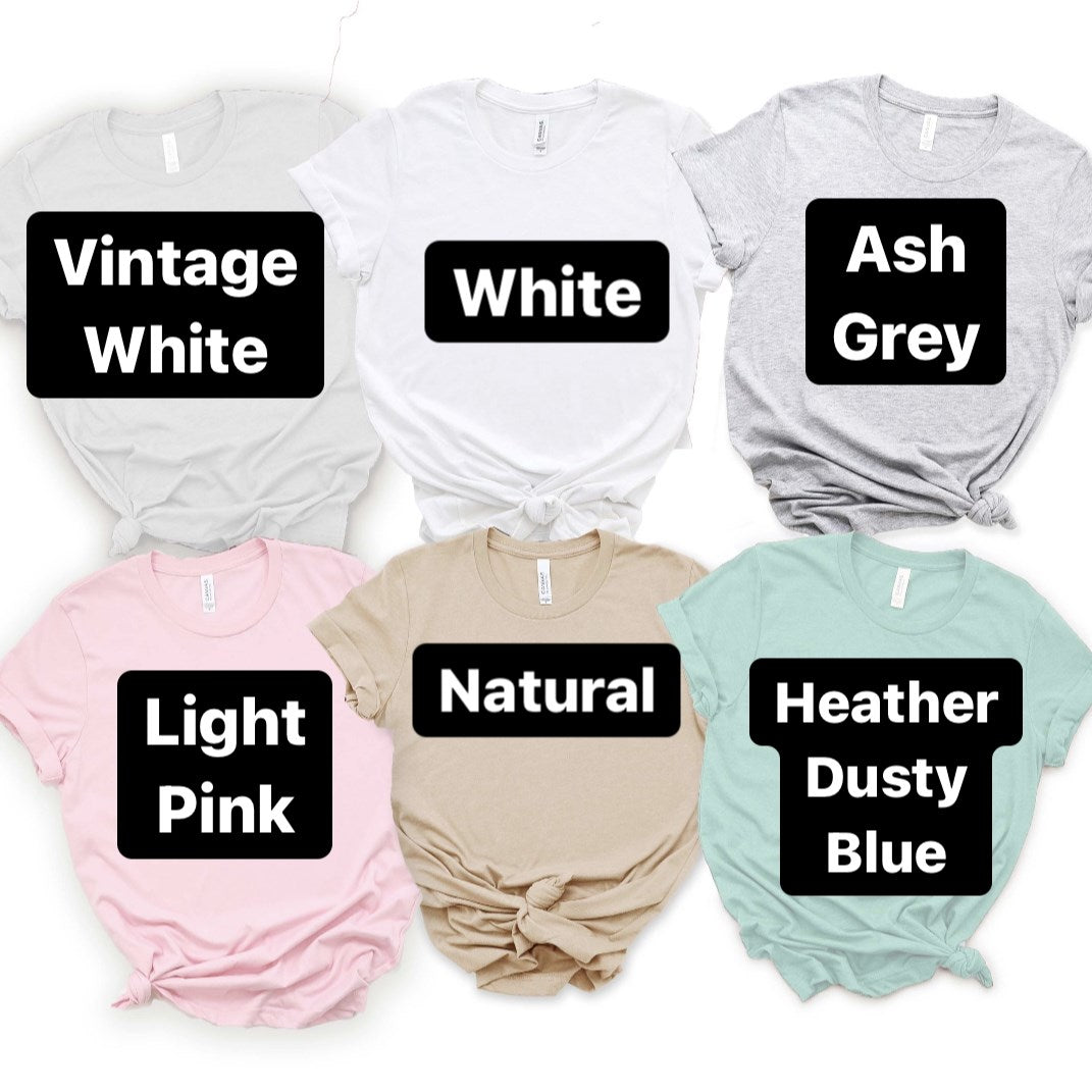 Bella Retro Color Fade Custom Tees