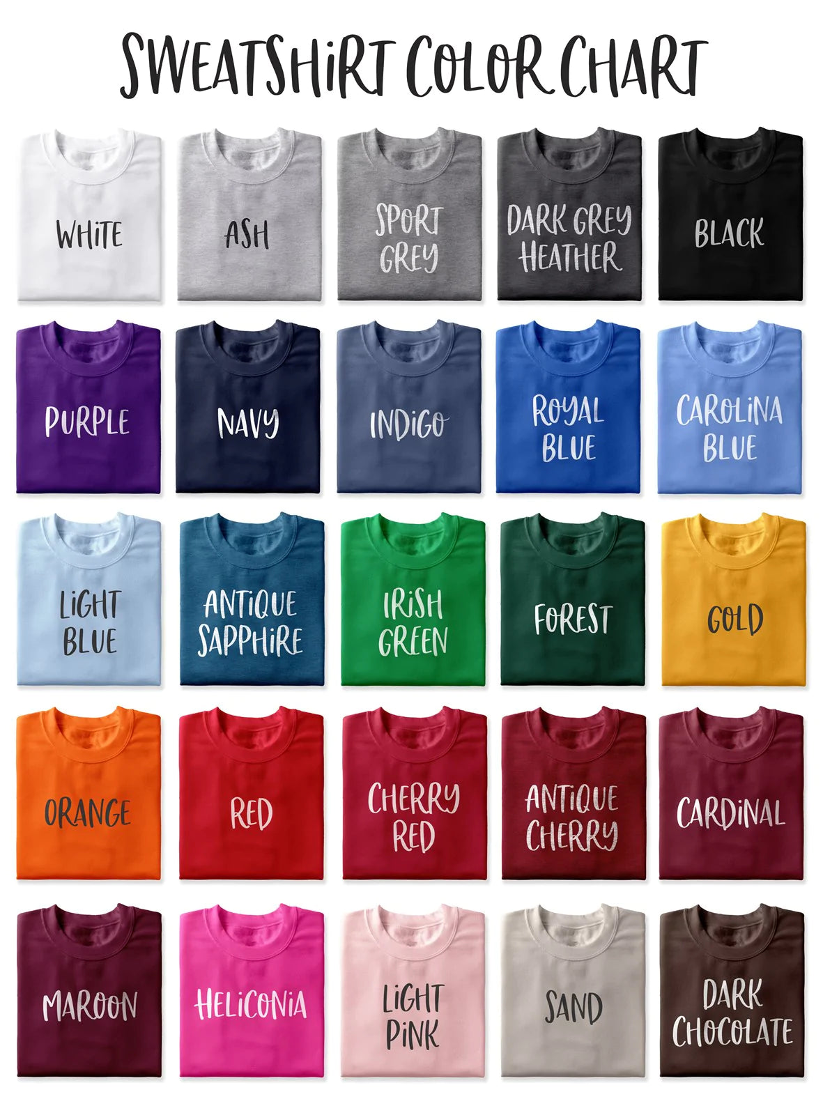 Custom Name And Number Crew Sweatshirts