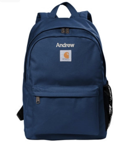 Personalized Embroidered Carhartt Canvas Backpack