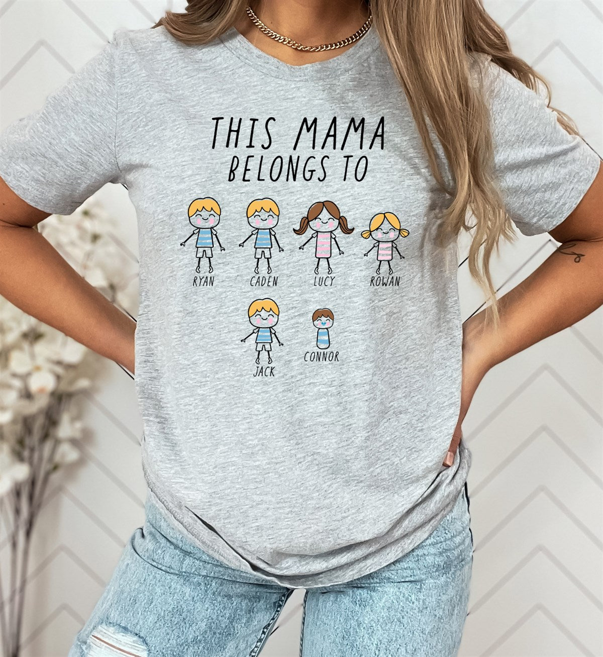 Custom Adorable Tees For Mom/Grandma