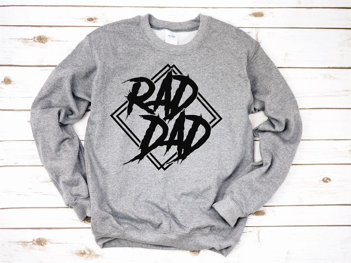 Rad Dad T-Shirt or Crew Sweatshirt