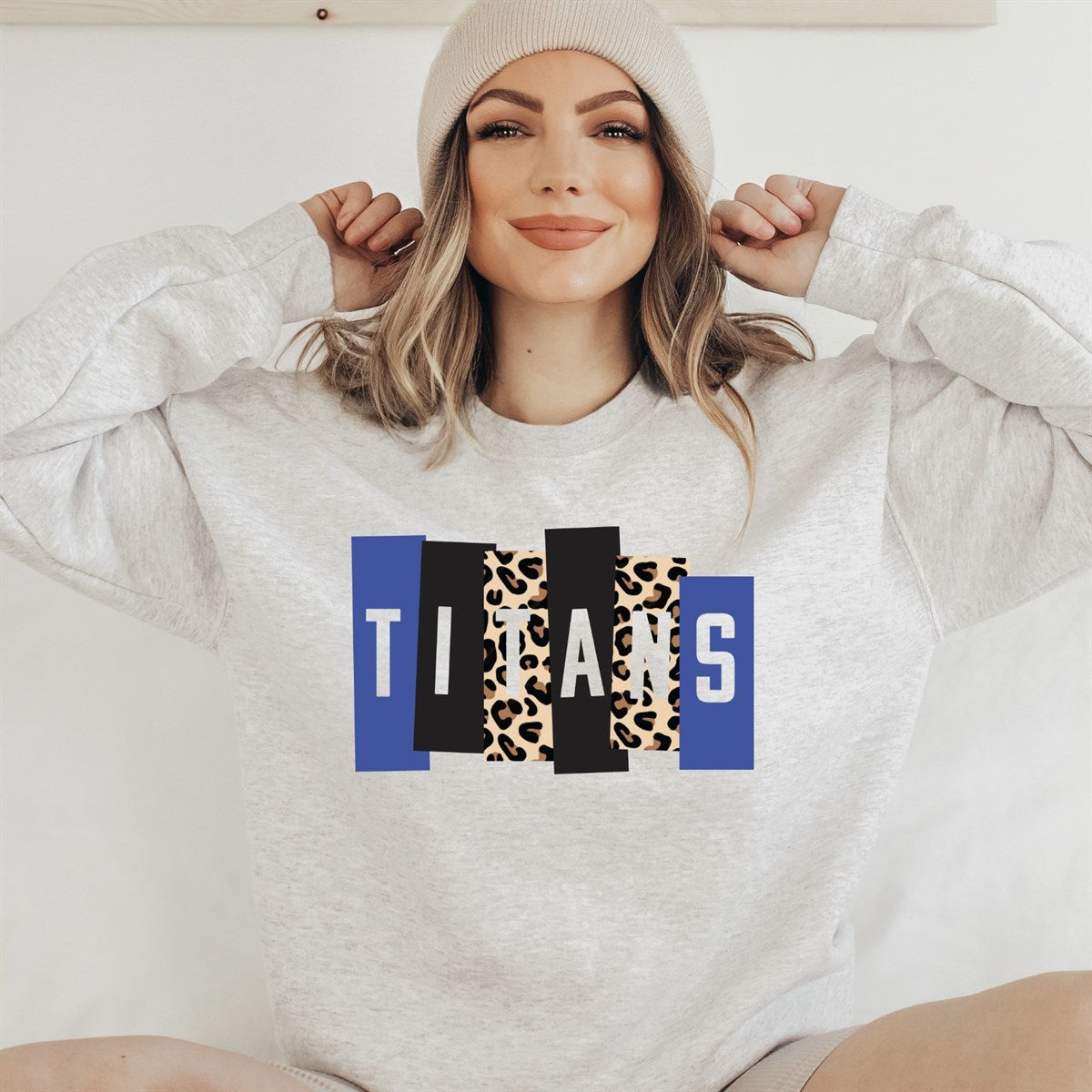 Custom Name Team Crew Sweatshirts