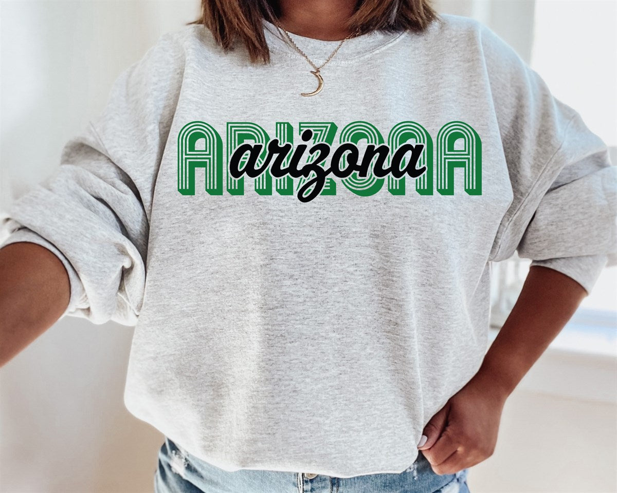 Custom Name Cutout Crew Sweatshirts