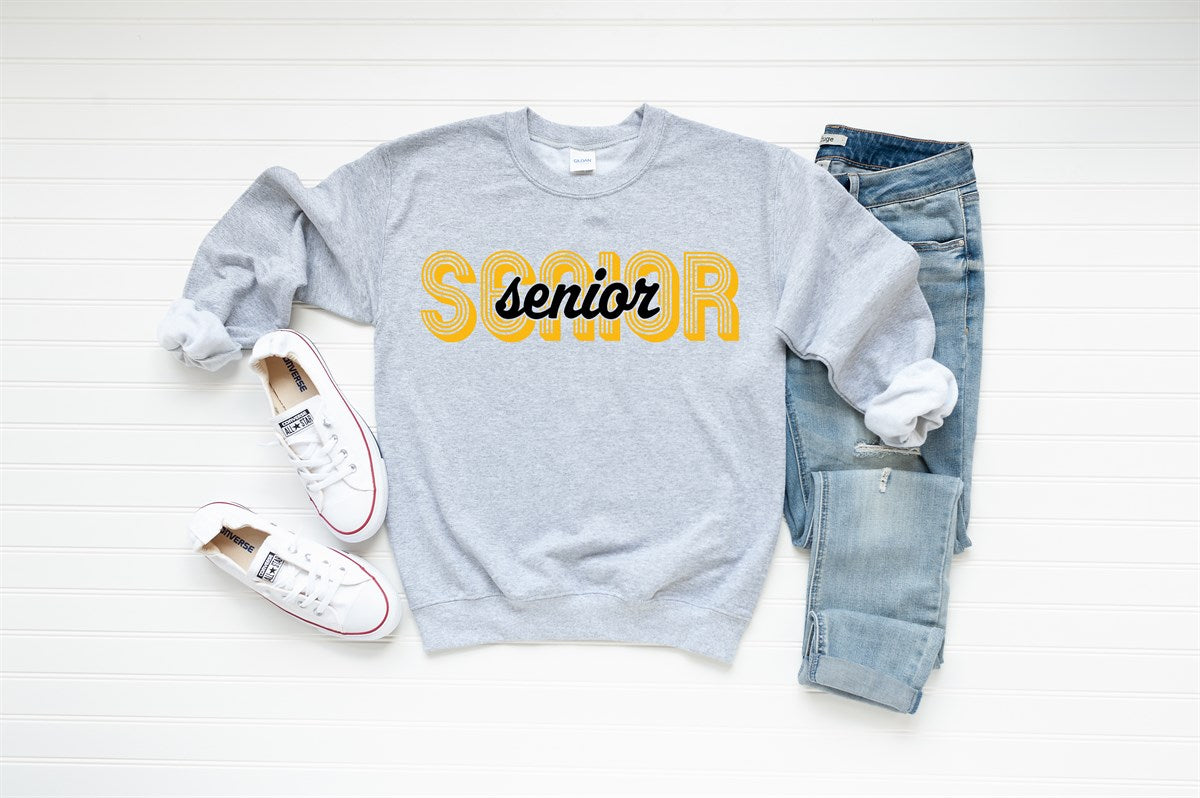 Custom Name Cutout Crew Sweatshirts
