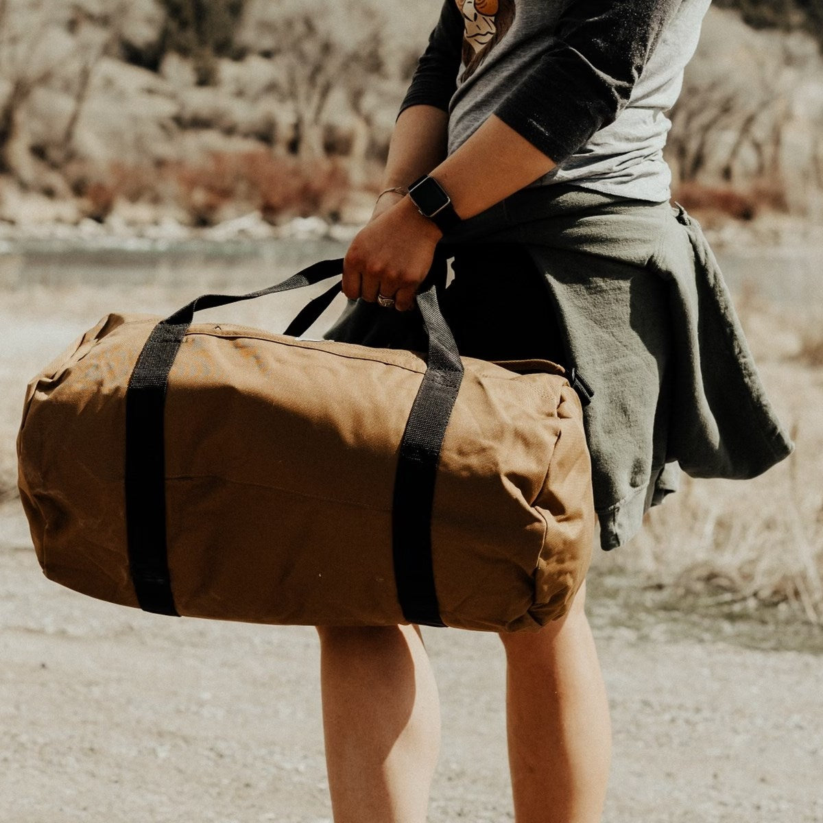 Personalized Embroidered Canvas Carhartt Duffel