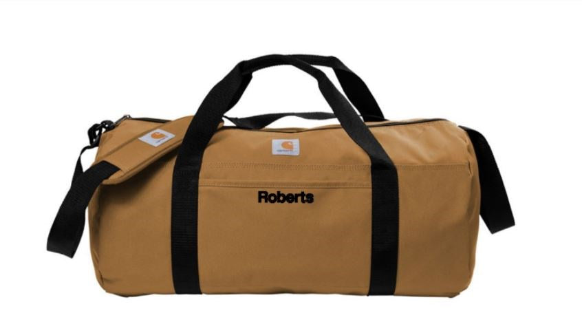 Personalized Embroidered Canvas Carhartt Duffel