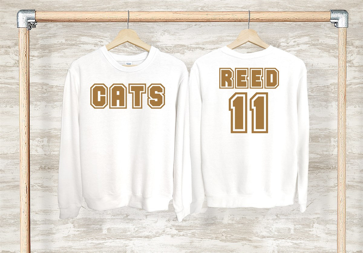 Personalized Front/Back Crew Sweatshirts
