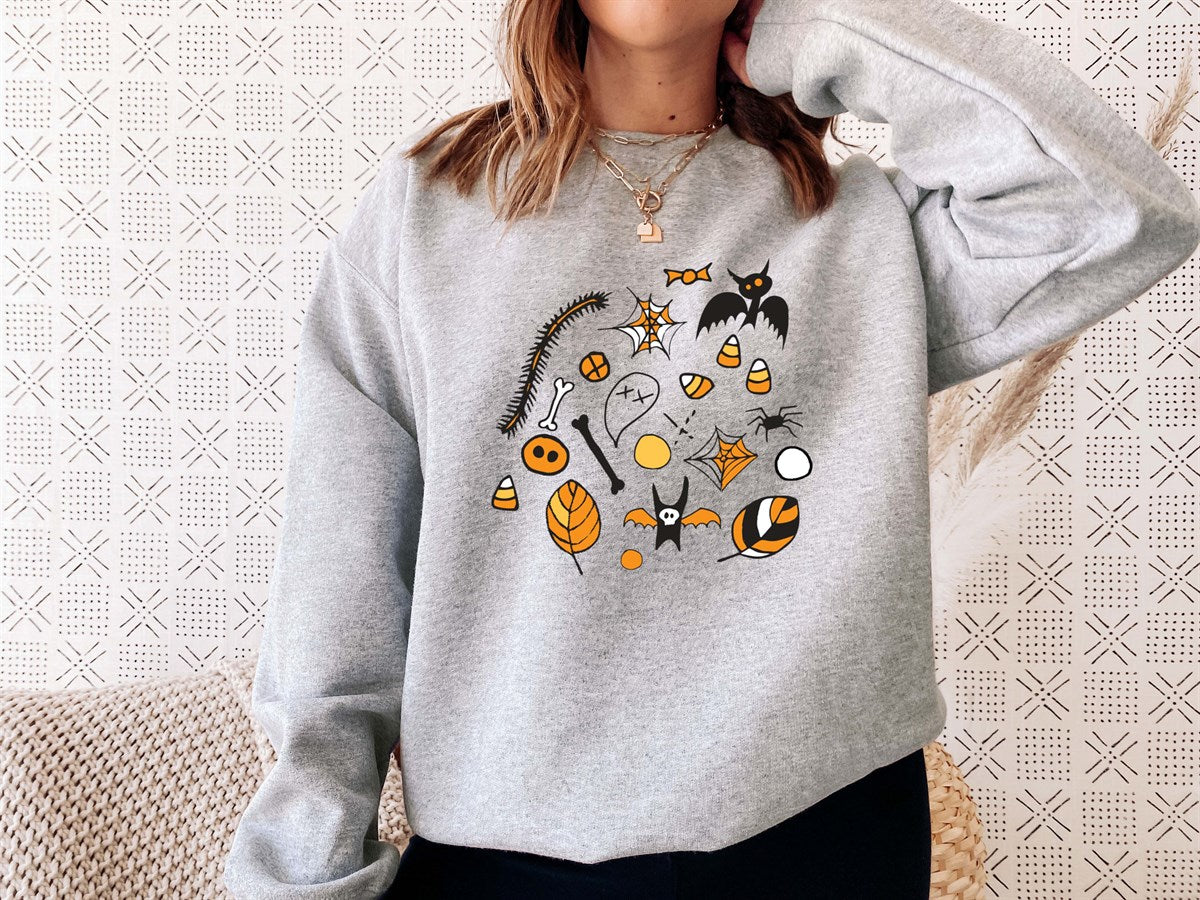 All The Halloween Things Crew Sweatshirt
