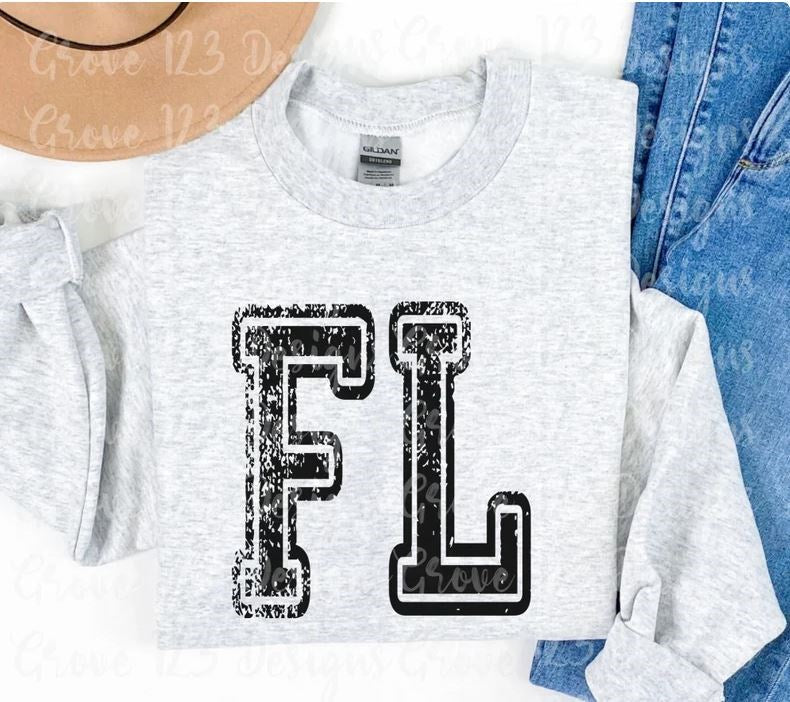 Custom Large Letter Crew Sweatshirts