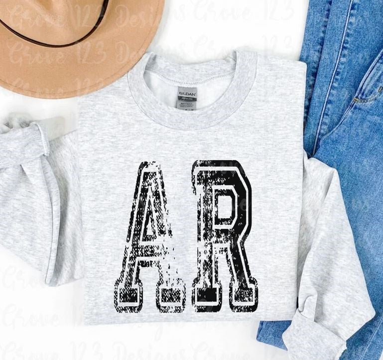 Custom Large Letter Crew Sweatshirts