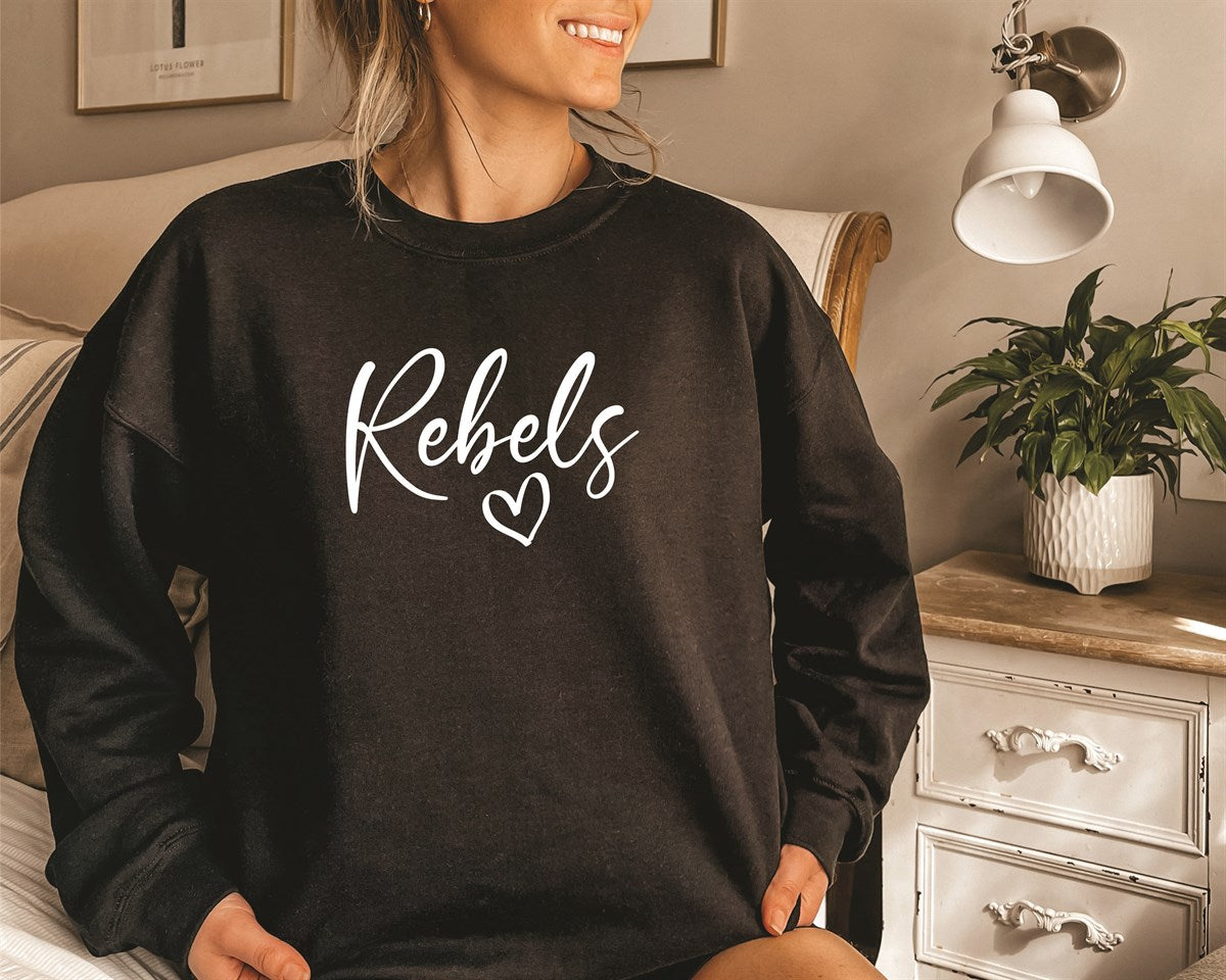 Personalized Mascot Crew Sweatshirts