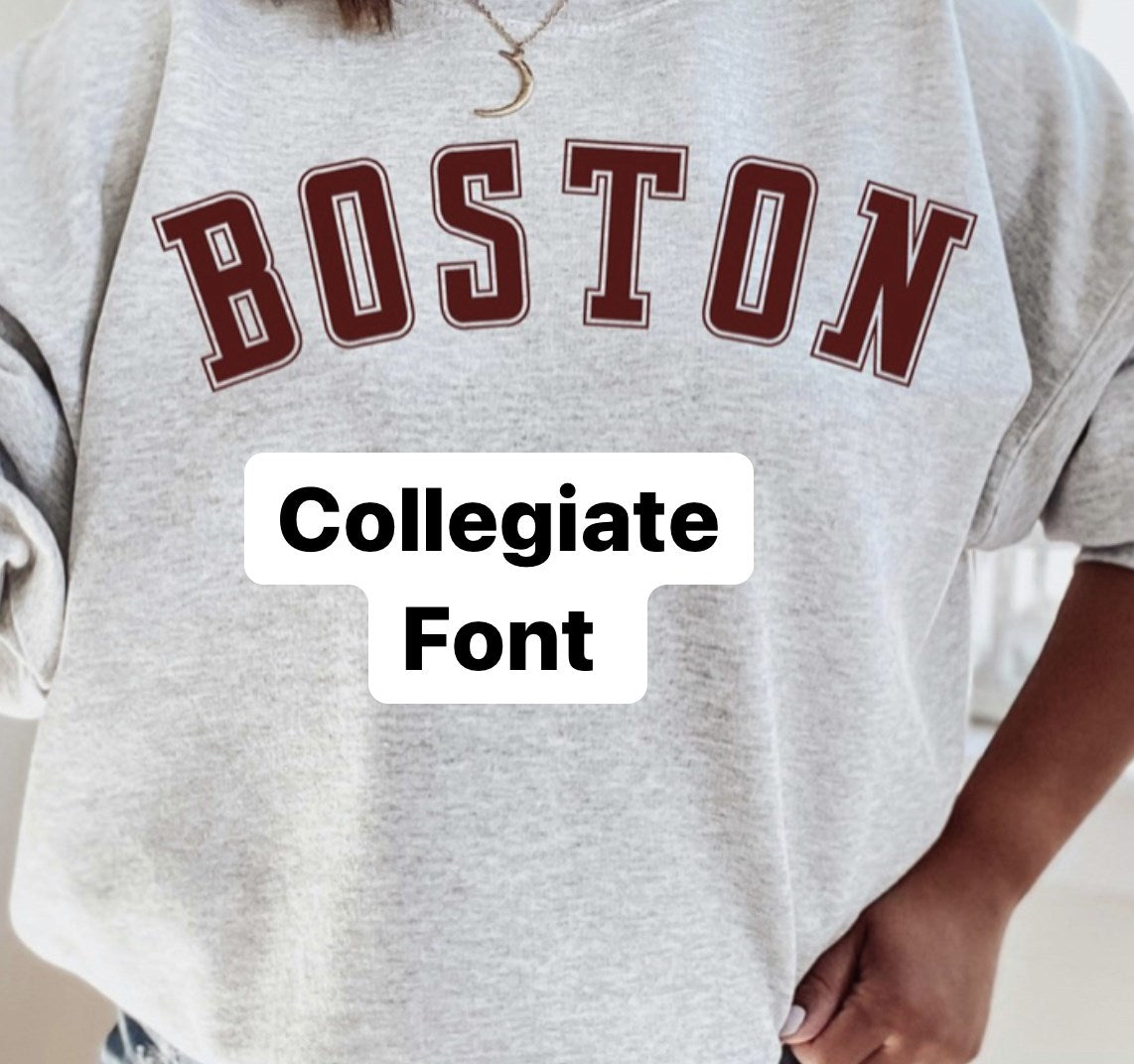 Vintage Style Custom Name Hoodies