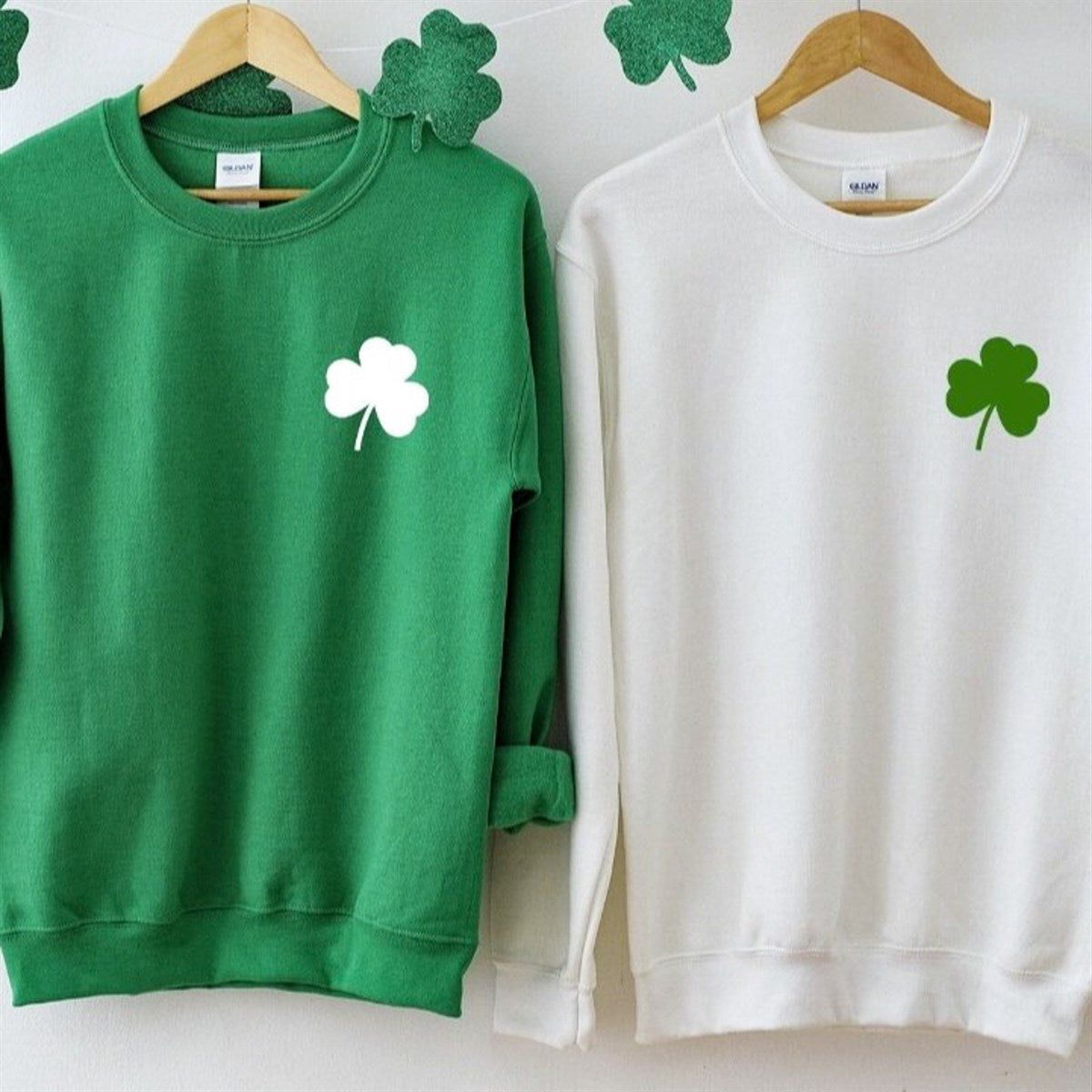 Clover Pocket Logo Crew Sweatshirt