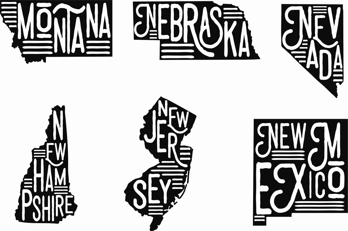 *State Silhouette Tees