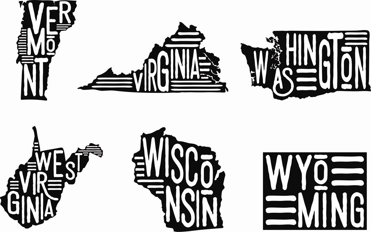 *State Silhouette Tees