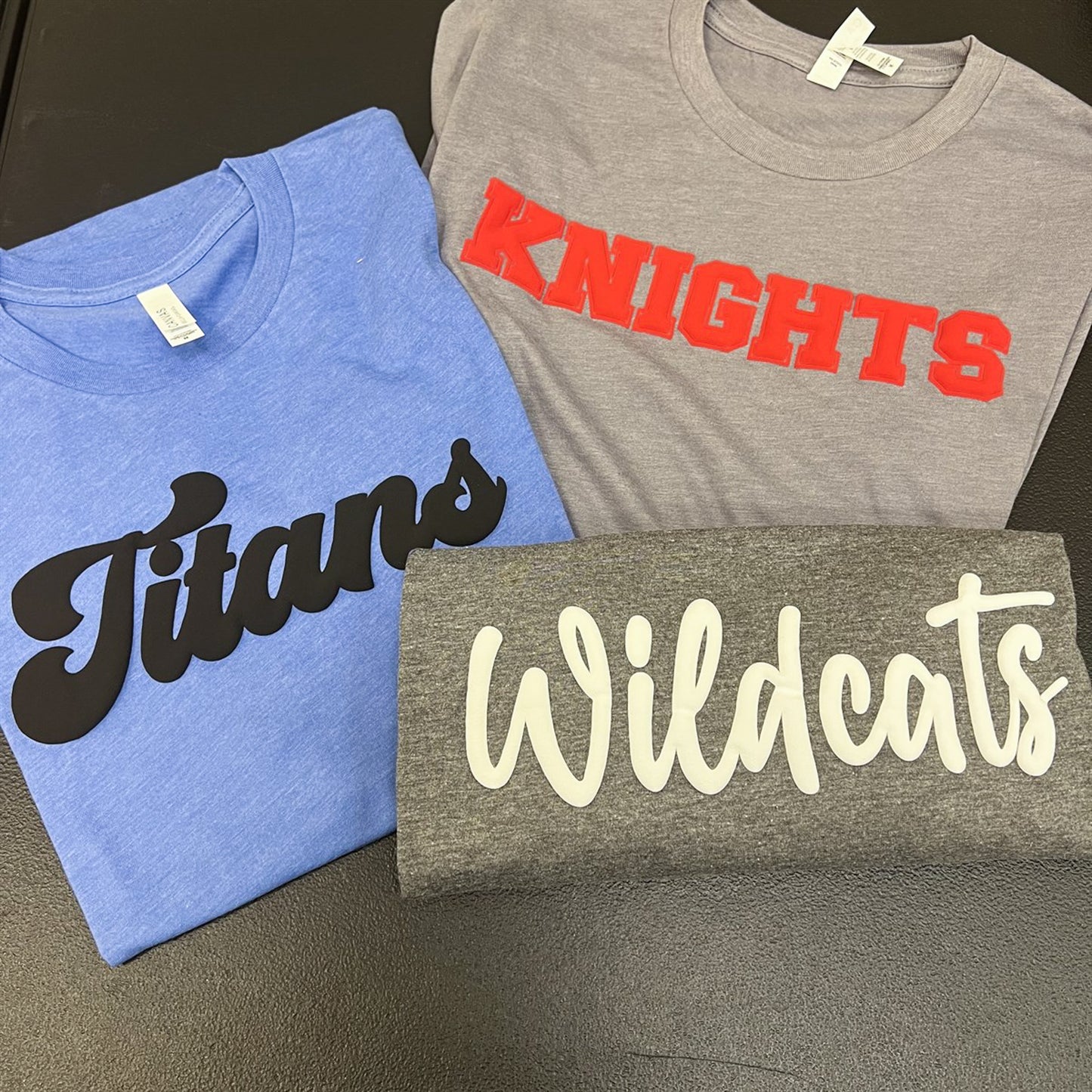 Team Puff Print Tees
