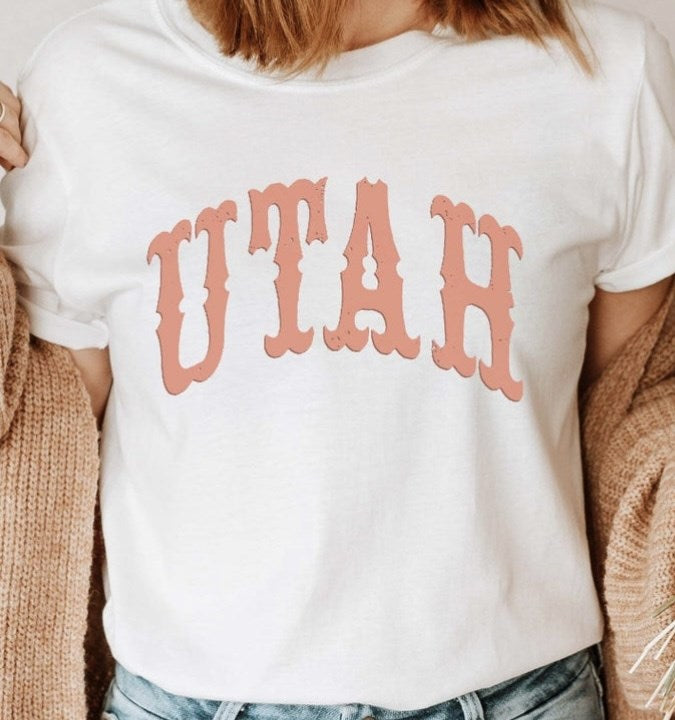 Custom Name Western Font Tees
